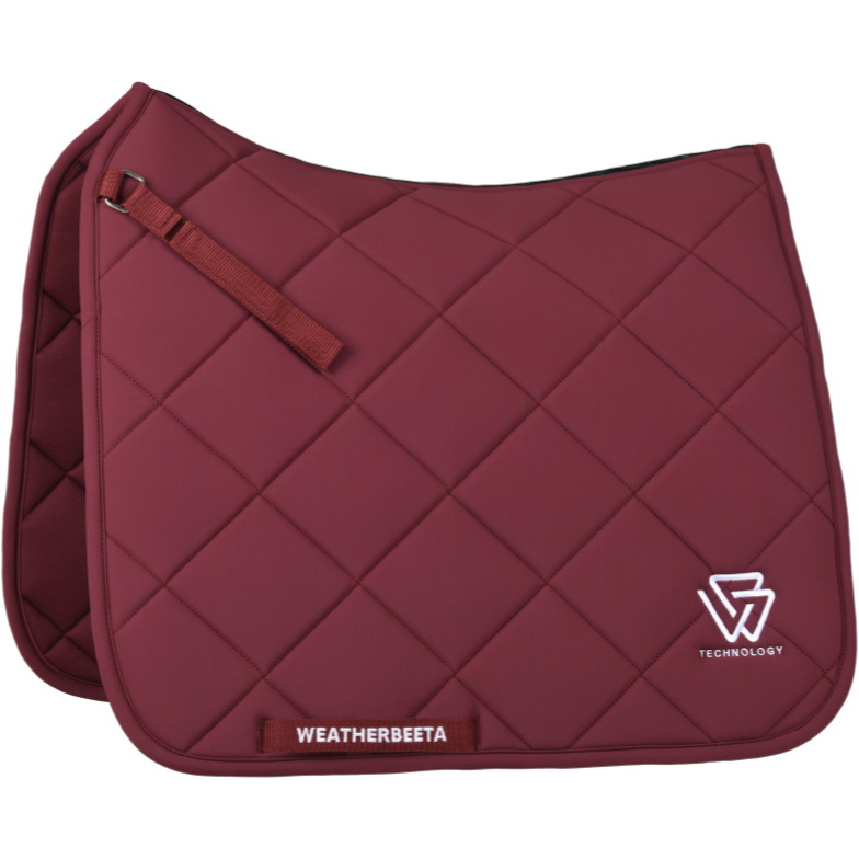 2026 WeatherBeeta Softshell Pro 3D Air-Tec Tenue D'équitation Tapis De Selle 103035 - Burgundy
